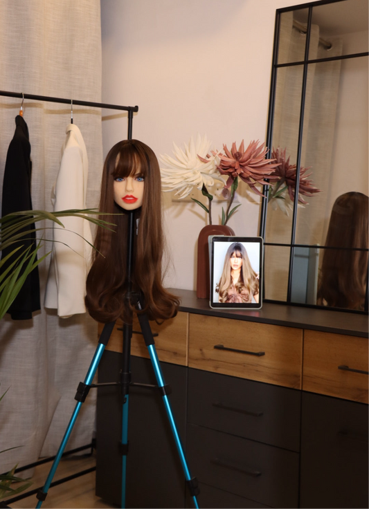 Brown Wig with bangs
