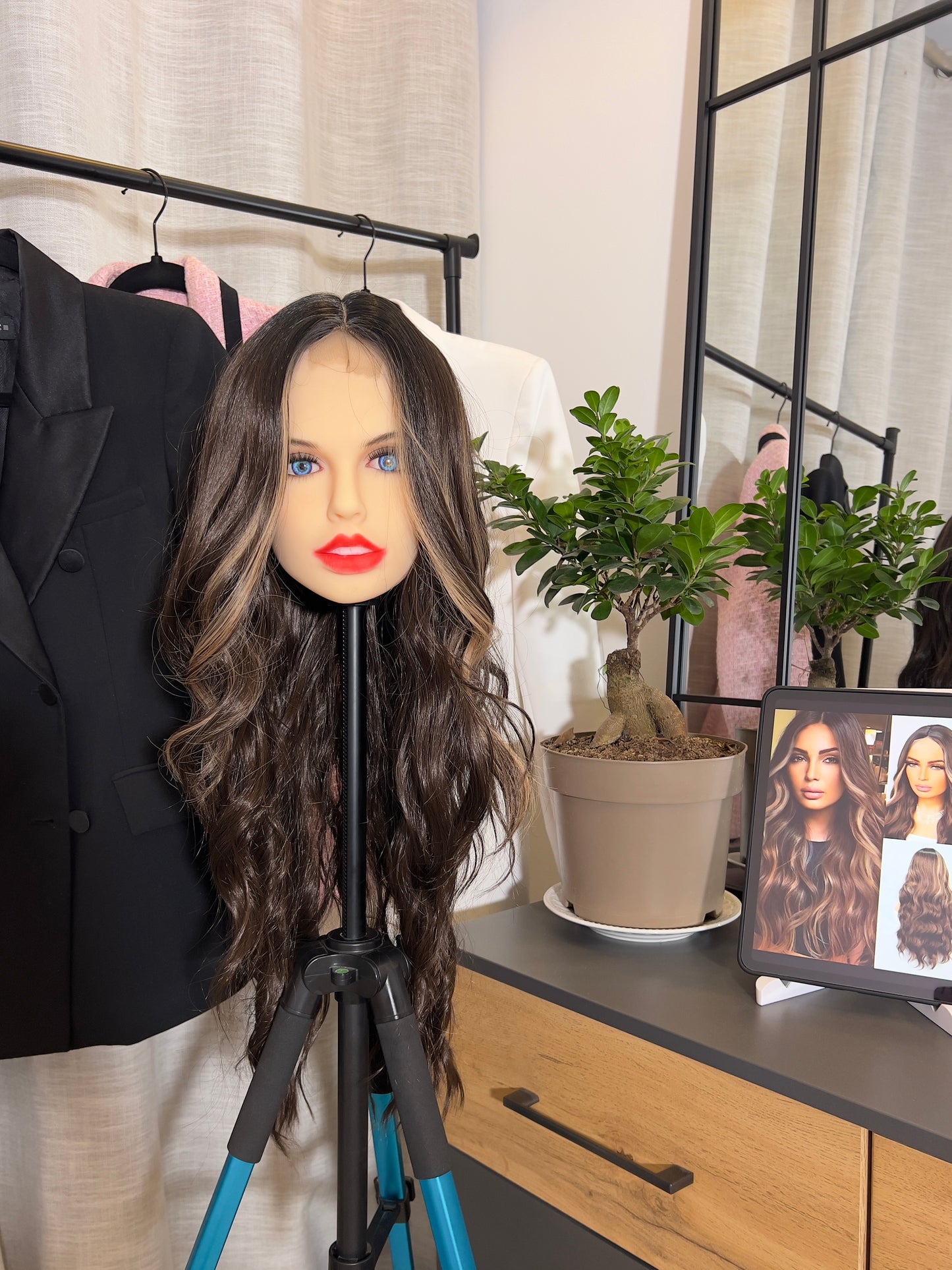 Brown & Blonde Loose Wavy Wig