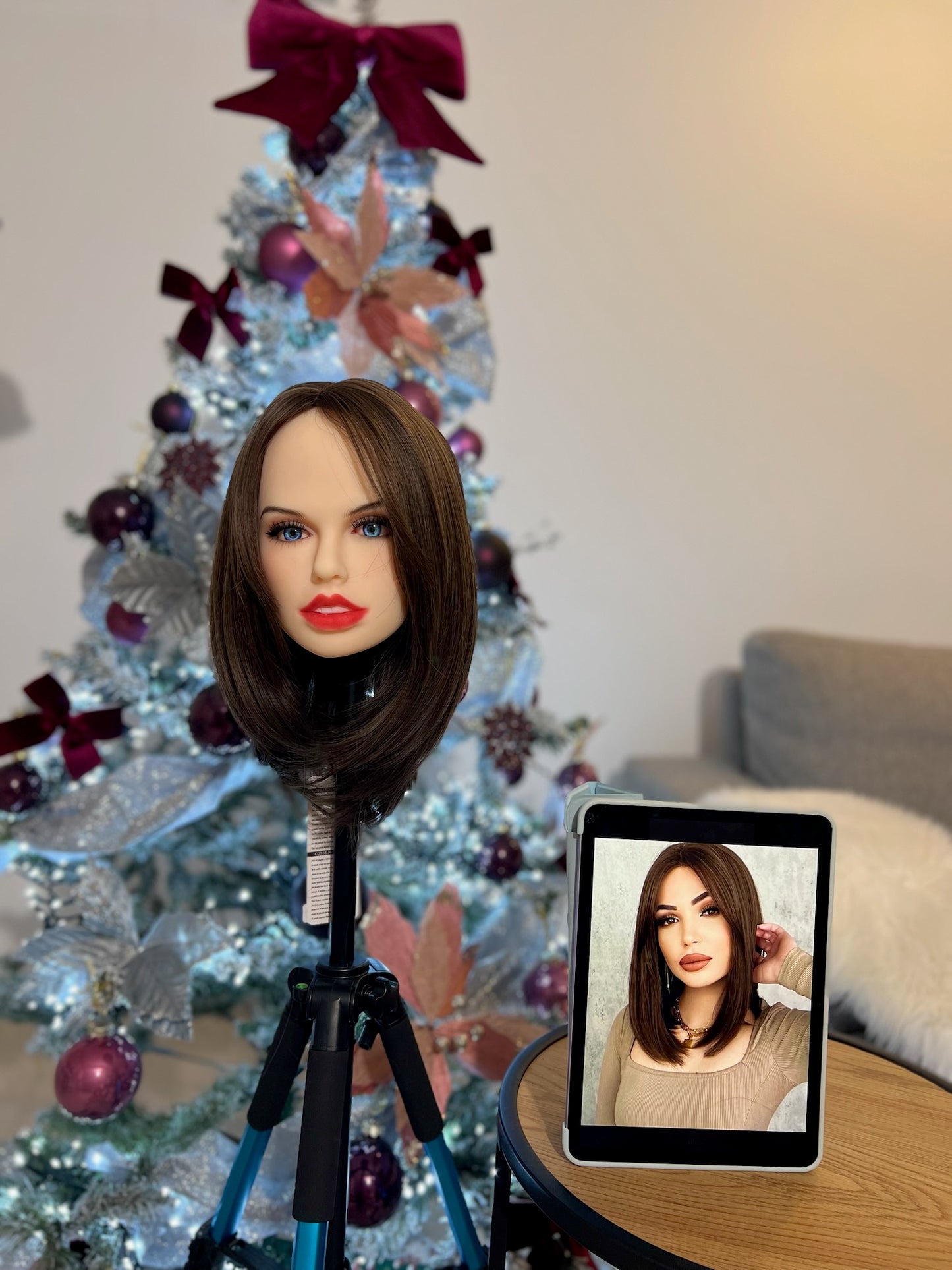 Short Straight Brown Bob Wig