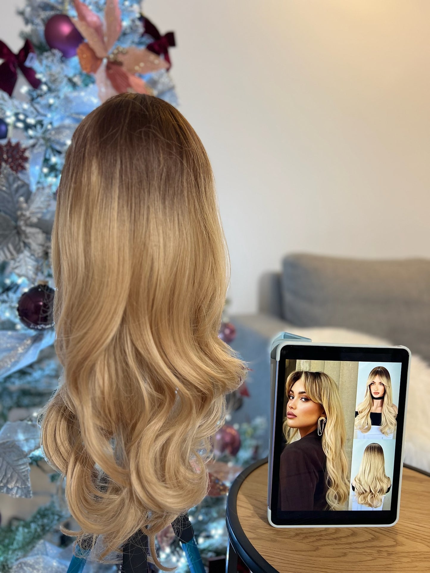 Wavy Ombre Blonde Wig