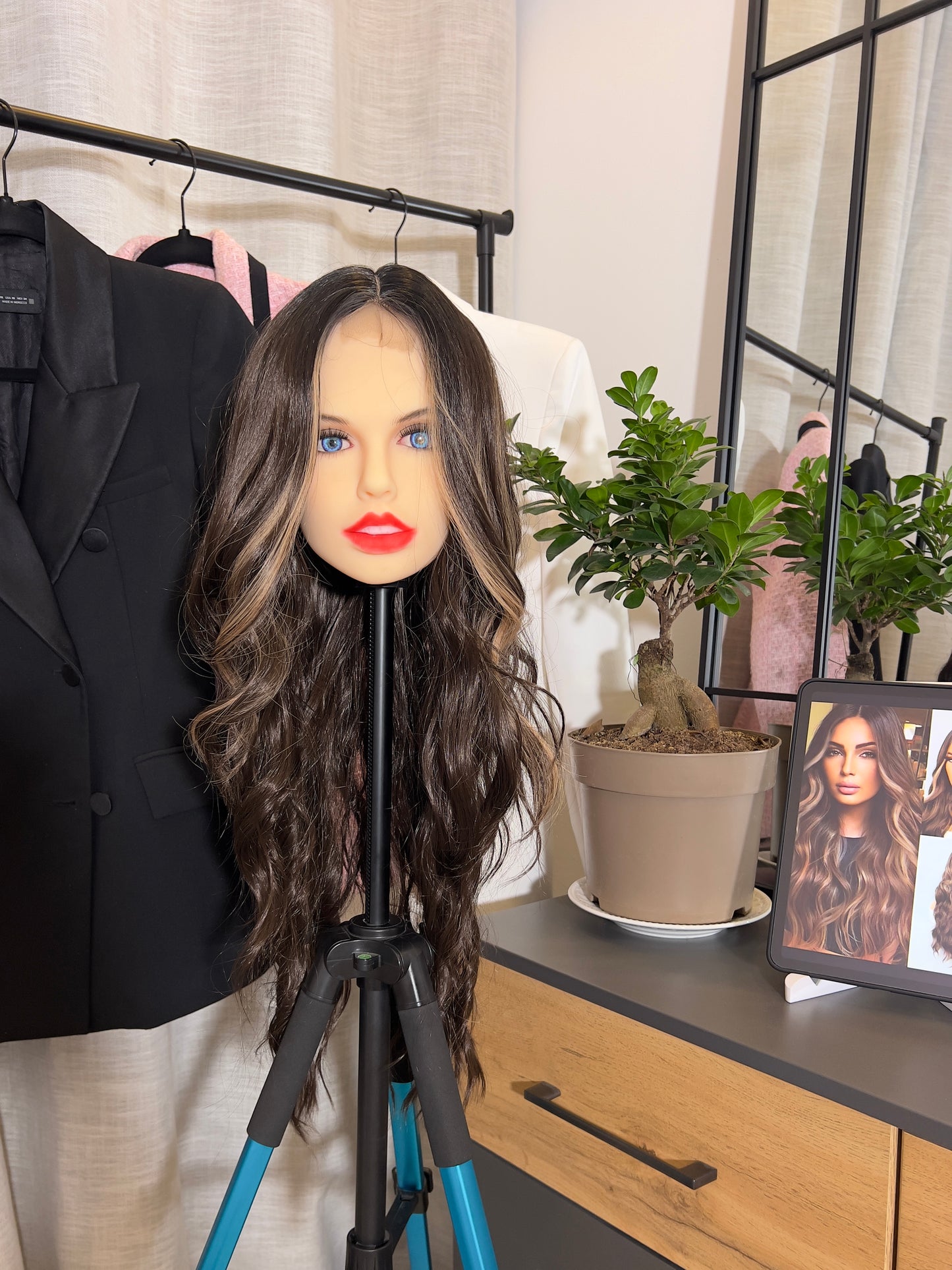 Brown & Blonde Loose Wavy Wig